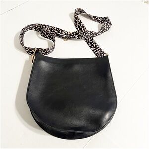 Madewell Women's The Transport Saddlebag Leather Travel Crossbody Sling Bag